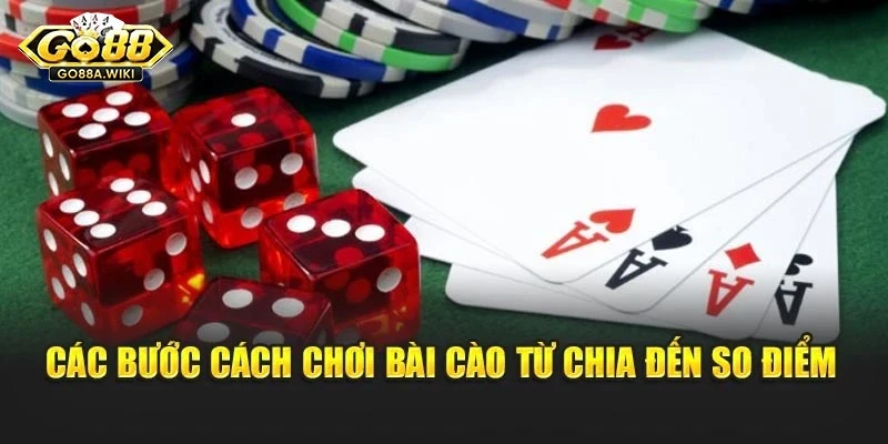 Các bước cách chơi bài cào từ chia đến so điểm