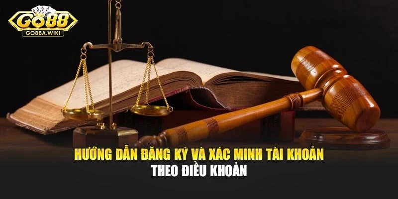 Hướng dẫn đăng ký và xác minh tài khoản theo điều khoản